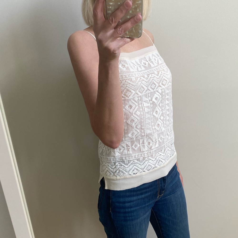Club Monaco lace top 10/10 condition